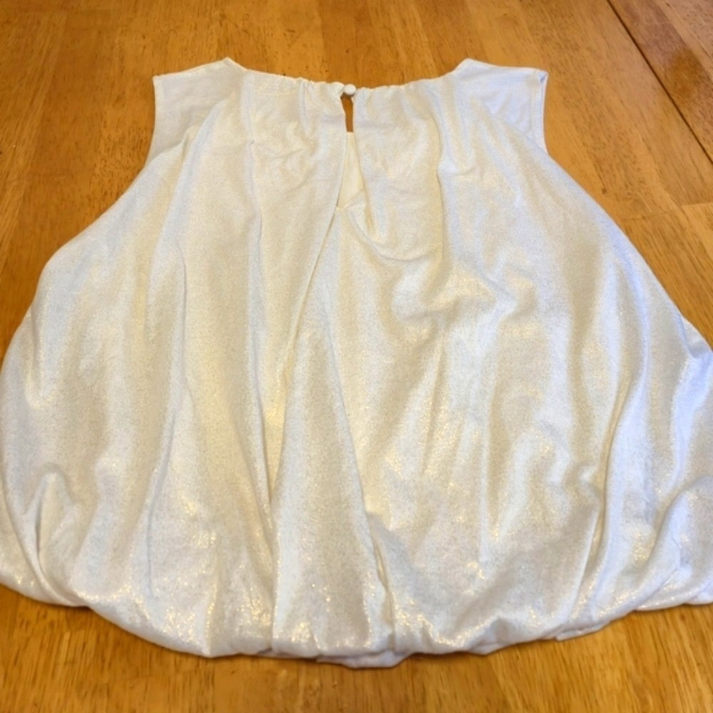 Anthropologie Cream Boxy Sleeveless Tank Top - Picture 7 of 11